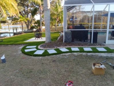 Residential Artificial Turf Installation