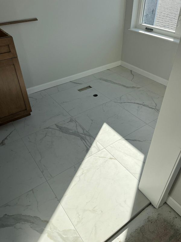 Tile installation