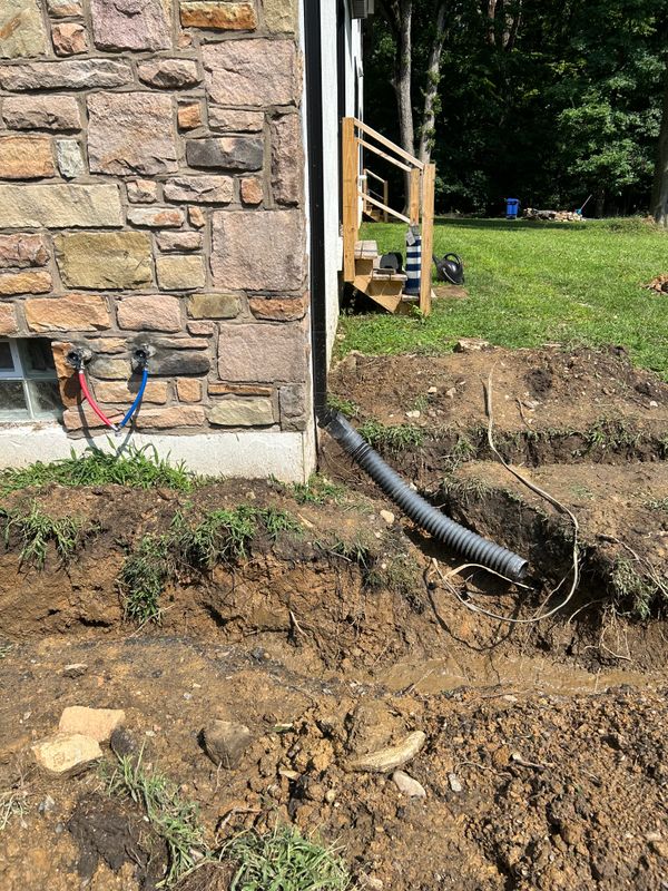 Outdoor French Drains