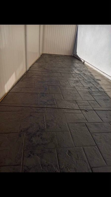 Stamped Concrete Installation