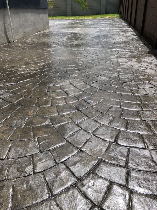 Back Patio/Stamped Color