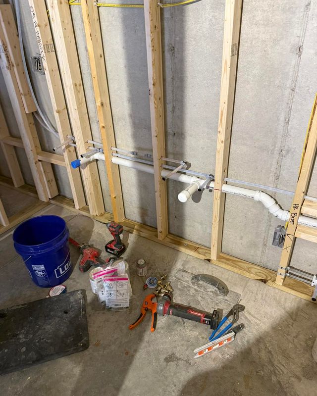 New Construction Plumbing