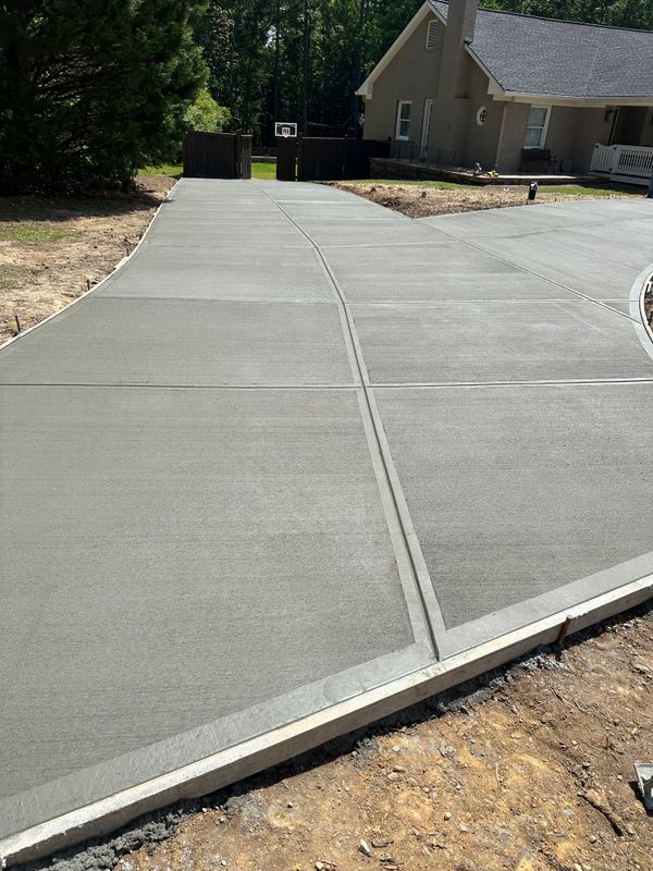 Driveway and Patios