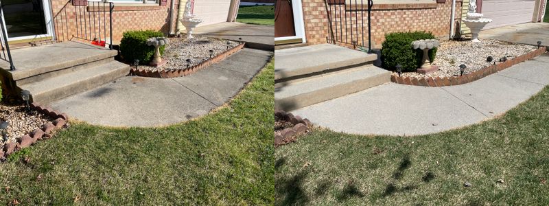 Driveway and Sidewalk Cleaning