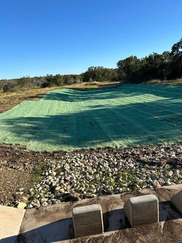 Pipeline right-of-way Hydro Mulching