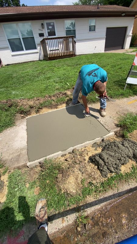 Stamped Concrete Installation