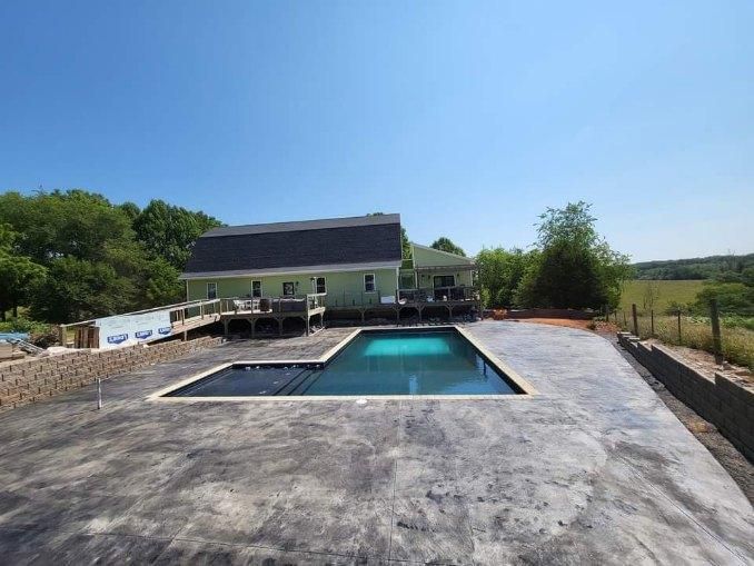 Stamped Concrete Installation