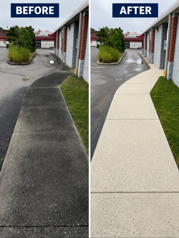 Driveway and Sidewalk Cleaning
