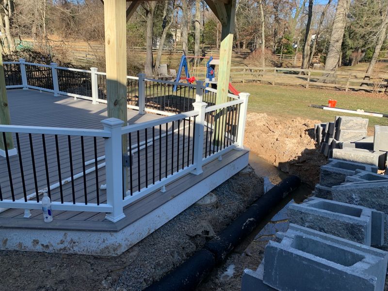 Outdoor French Drains