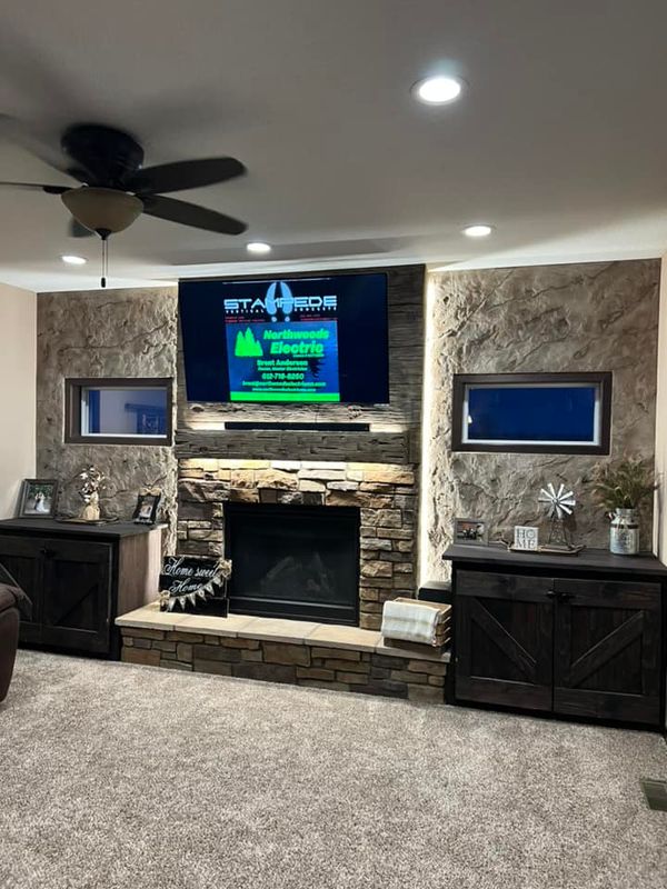 Interior fireplace & feature walls 