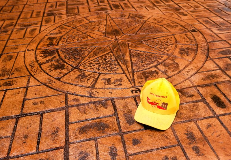 Plain and Decorative Stamped Flatwork