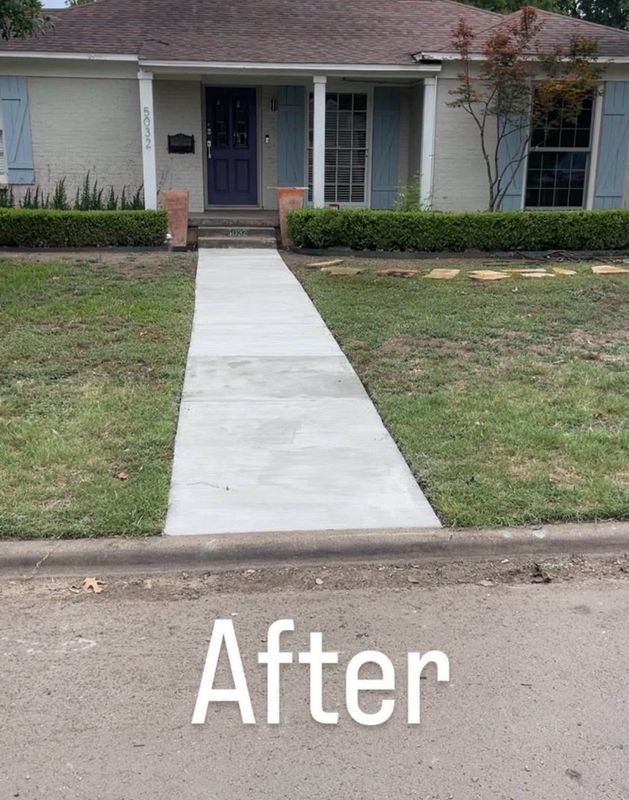 Sidewalk Installation