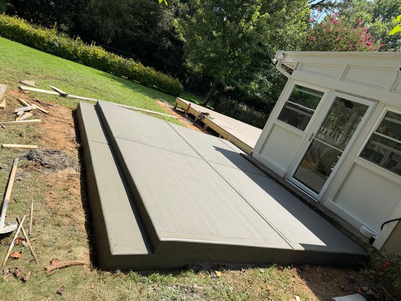 Concrete patios
