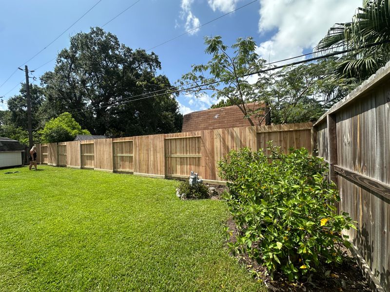 Wood Fence Installation