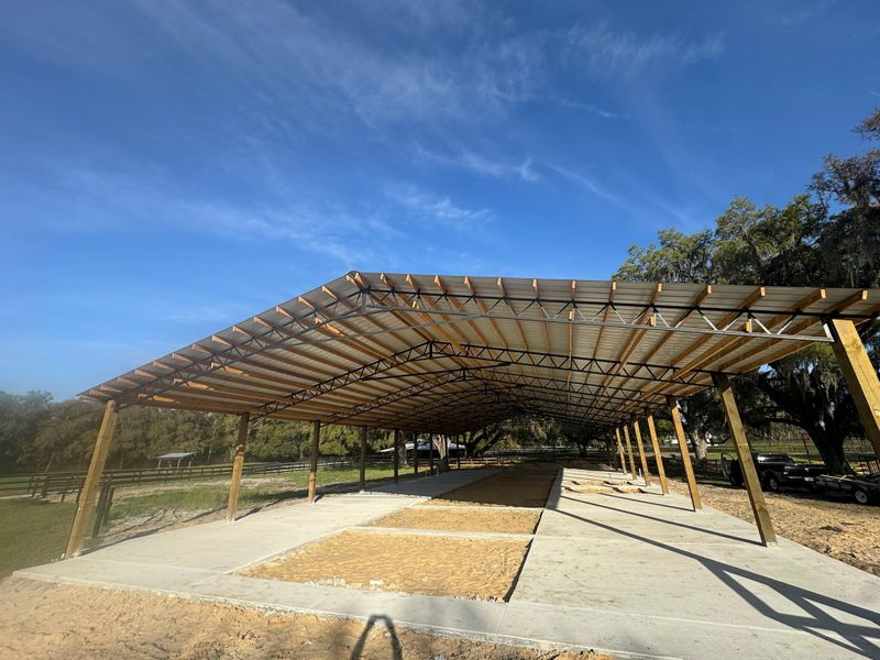 Crafting Durability: Wilkerson Crete's Innovative Covered Structure Solution
