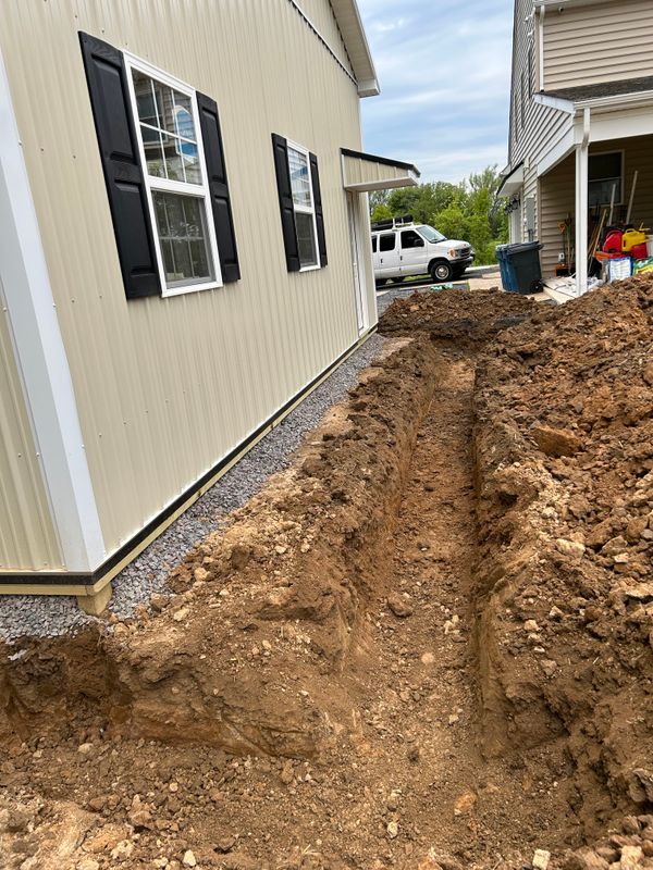 Outdoor French Drains
