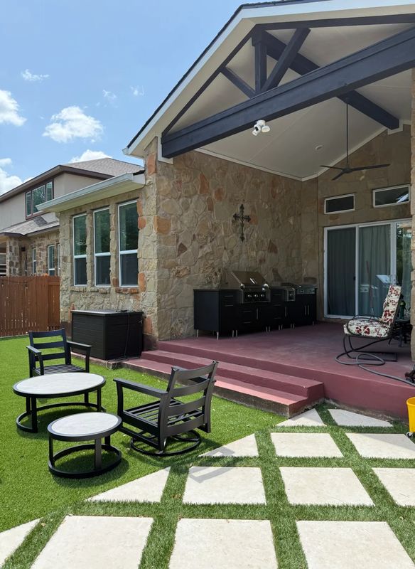 Outdoor Kitchen Construction