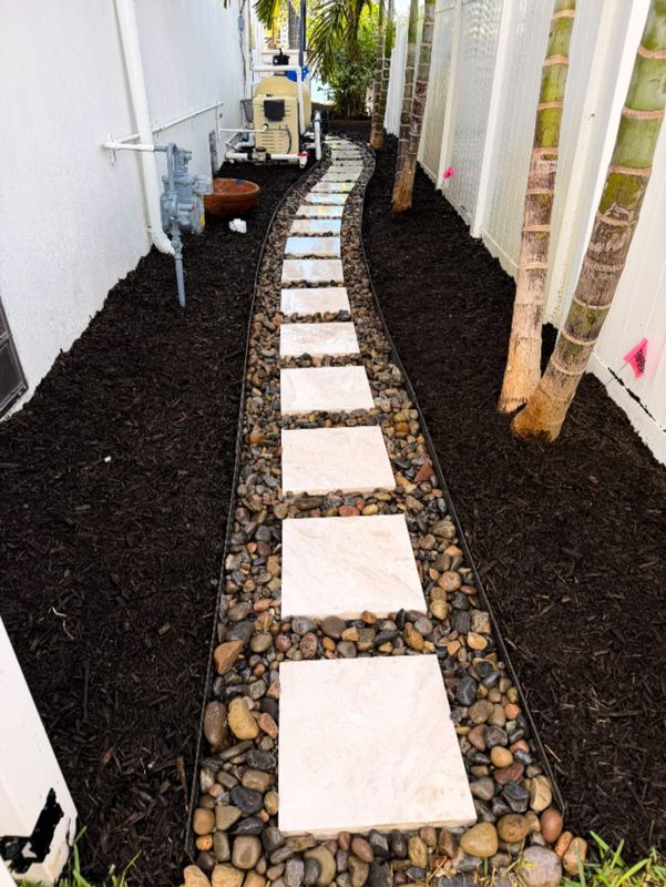 Rocks And Mulch