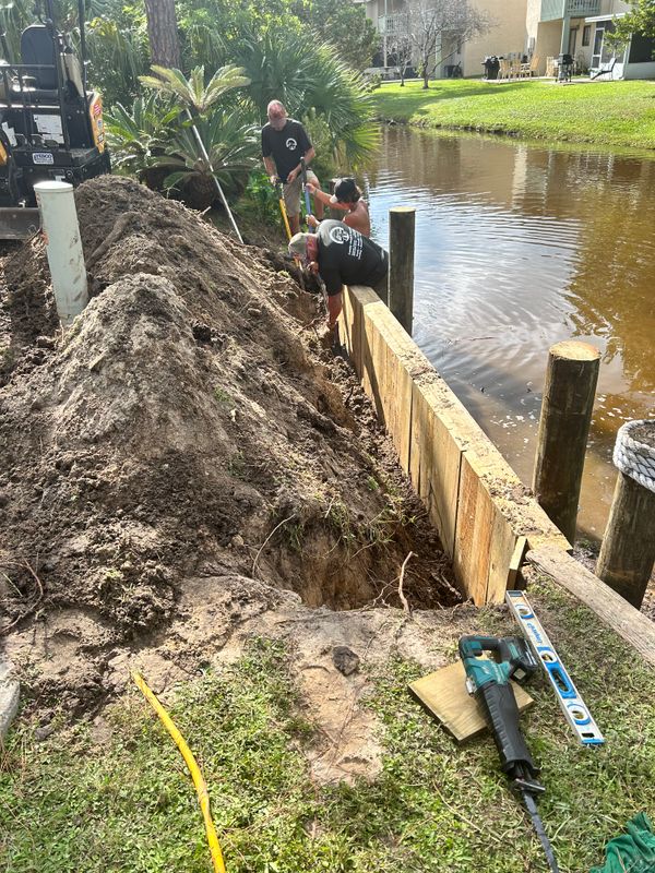 Seawall/ Retaining wall