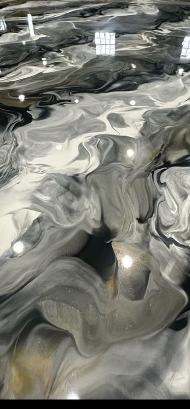 Metallic Epoxy Designs