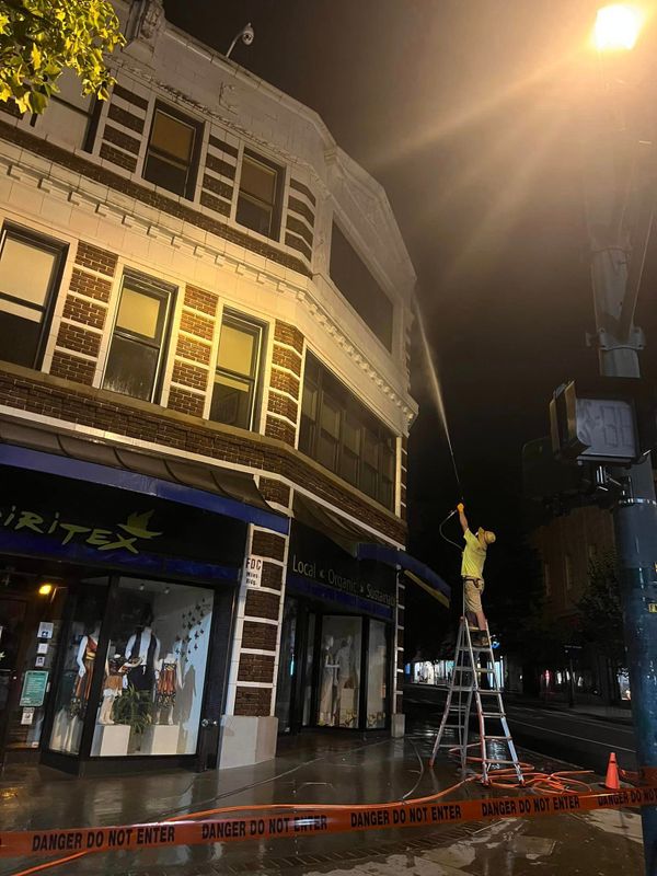 Revitalizing Asheville's Skyline: A Showcase of Expertise in Commercial Power Washing