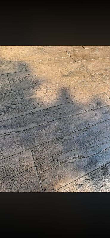 Stamped Concrete Installation