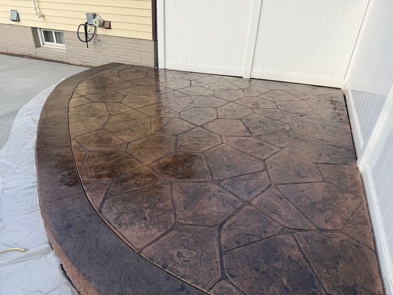 Stamped Concrete Installation