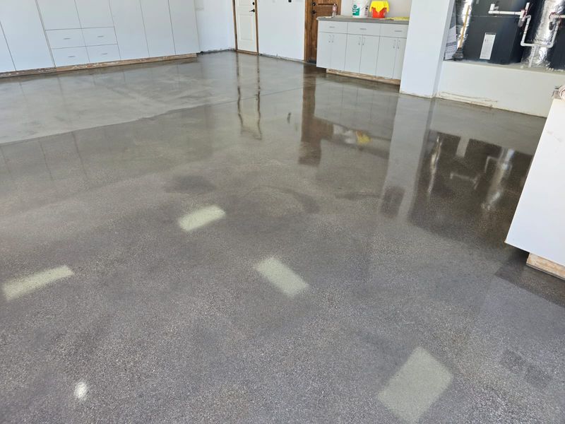 Polished concrete floor 