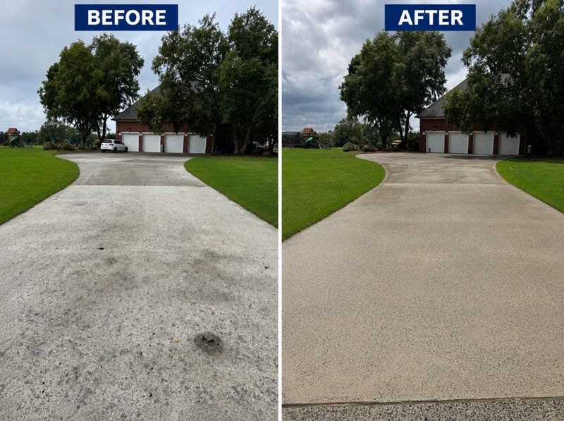 Driveway and Sidewalk Cleaning