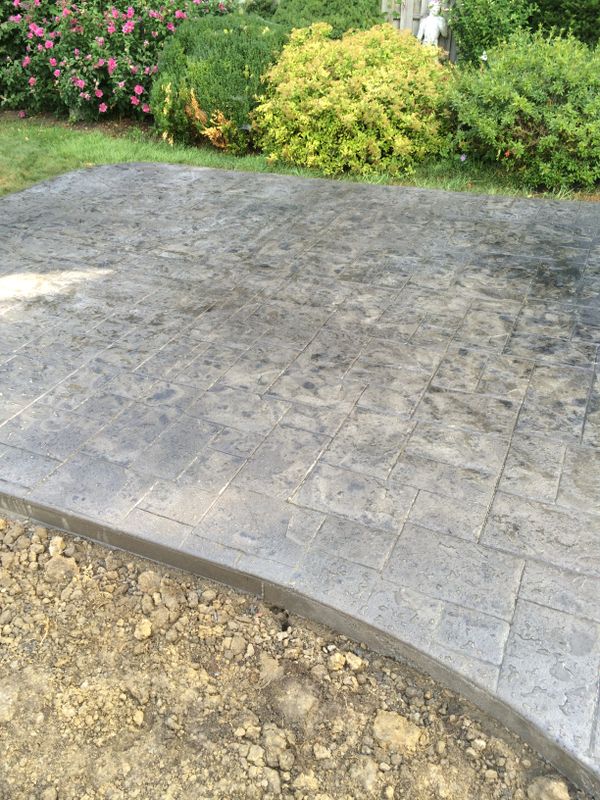 Stamped Concrete Installation