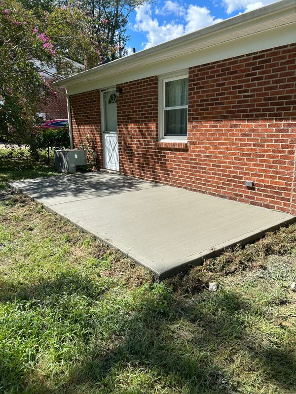 Concret patios