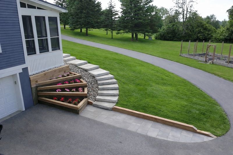 Hardscaping installation