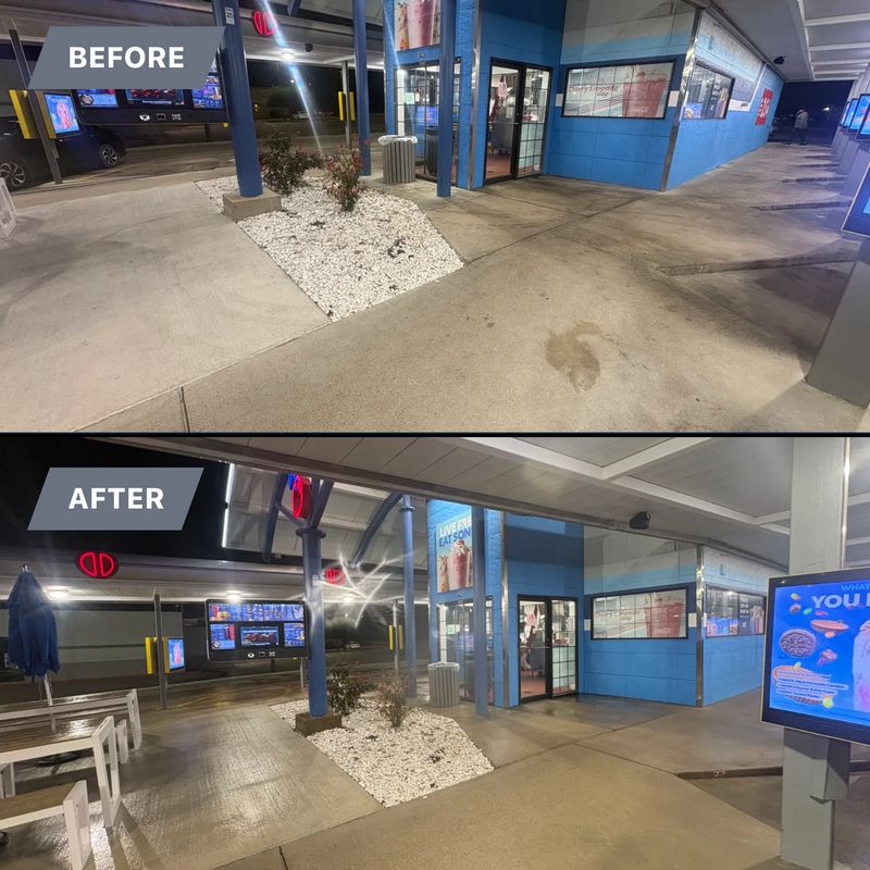 Driveway and Sidewalk Cleaning