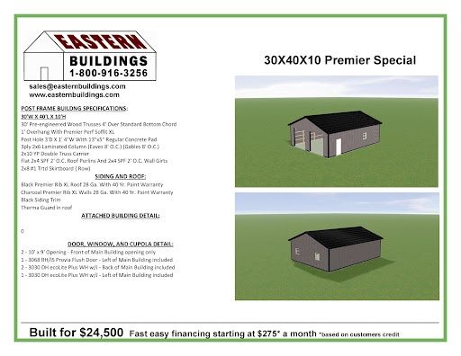 Agriculture Pole Barn Construction