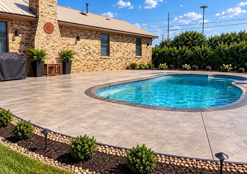 Stamped Concrete Installation