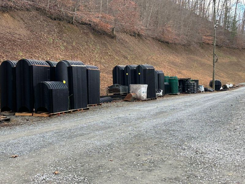 Sale of septic and drain field products.
