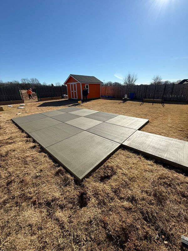 Stamped Concrete Installation