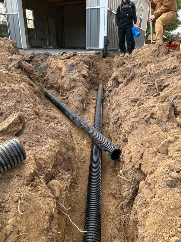 Outdoor French Drains