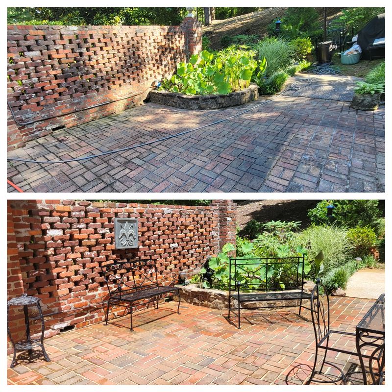 Revitalizing Anniston’s Hardscapes: Perfect Pro Wash Transforms Hillyer High's Brick Paver Patio