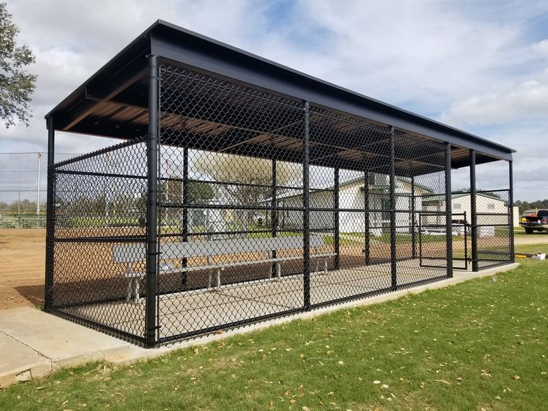 Black Chain Link Fencing