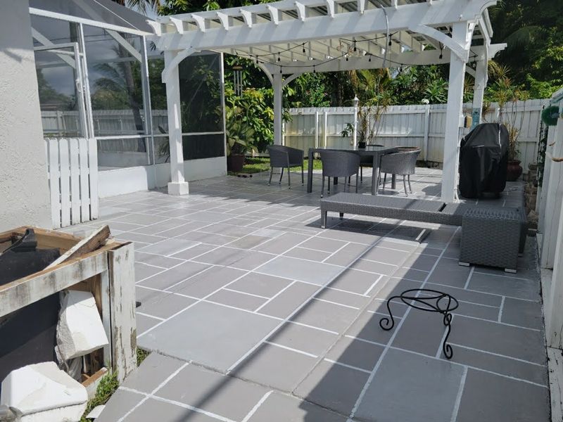 Stamped Concrete Installation