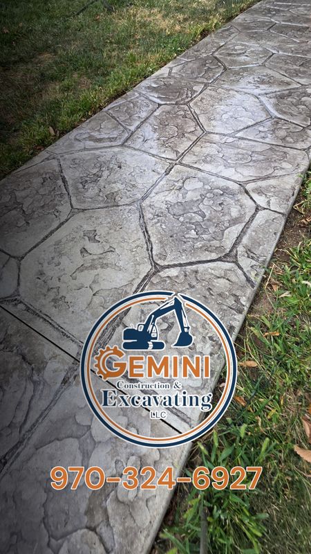 Stamped Concrete Installation