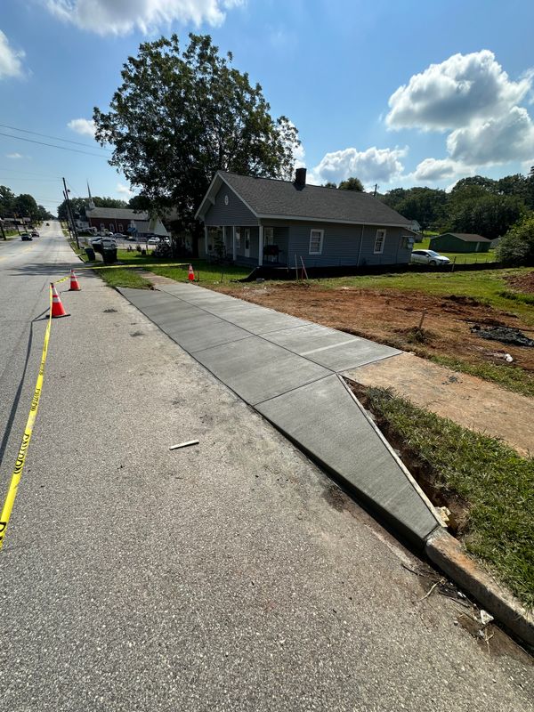 Sidewalk Installation