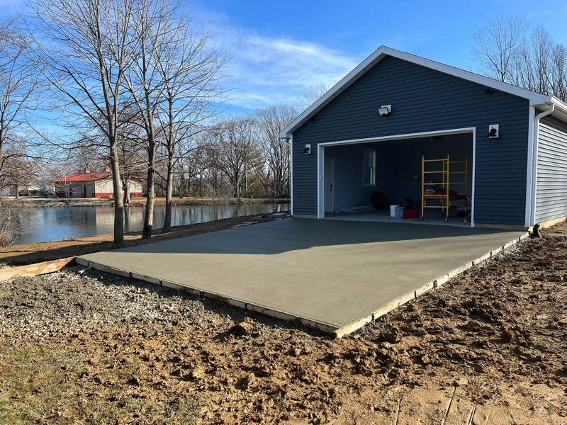 Seamless Garage Transformation: Durable Concrete Excellence by E&P Concrete and Pavement Maintenance