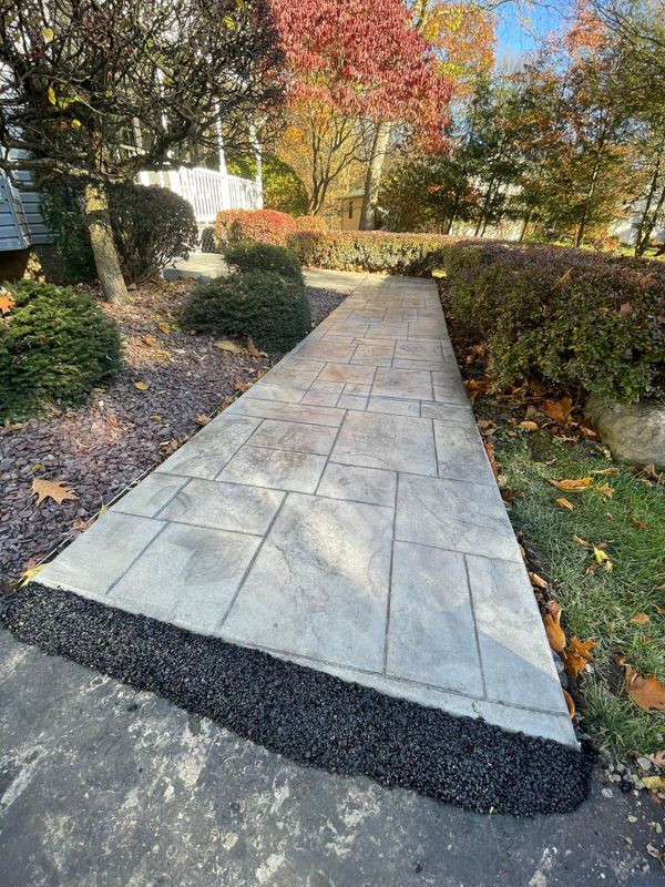 Stamped Concrete Installation