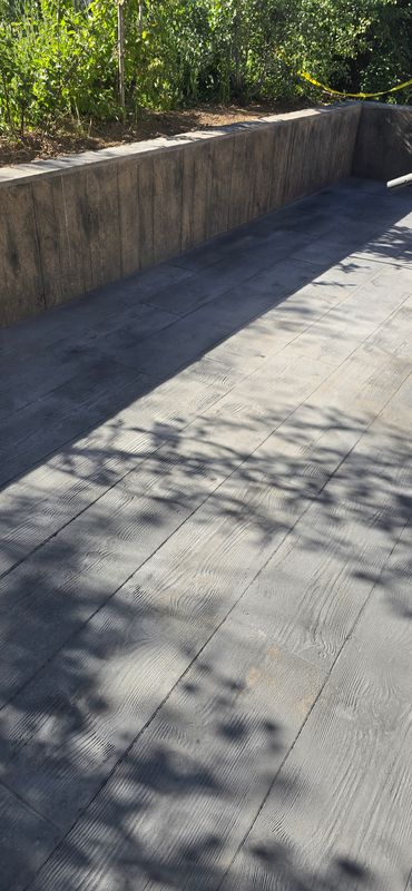 Stamped Concrete Installation