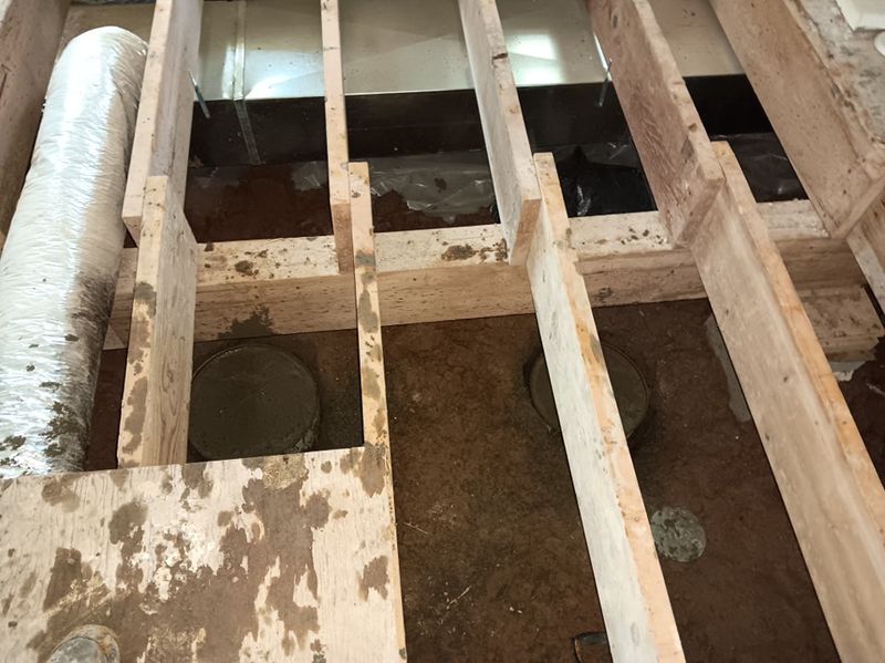 Subfloor repair and Beam Shoring