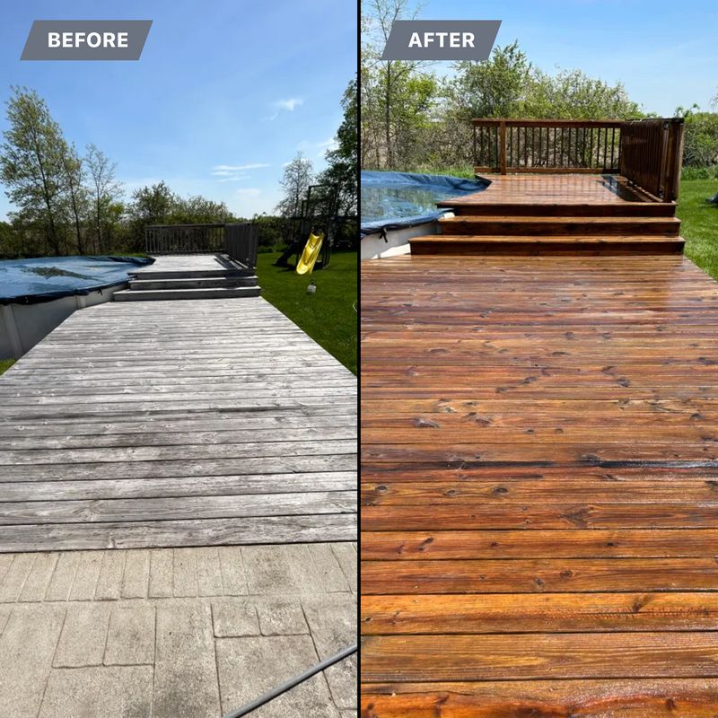Wood Deck & Fence Restoration