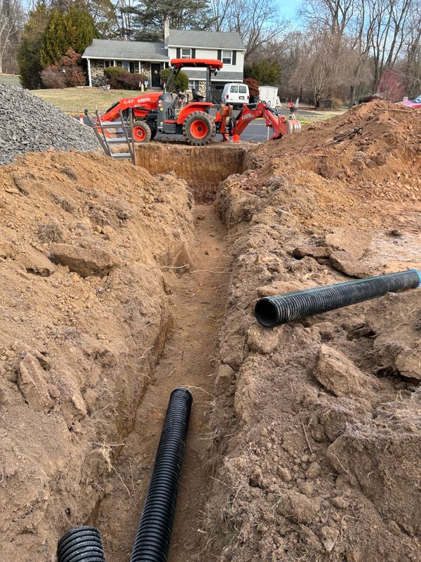 Outdoor French Drains