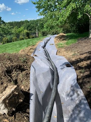 French Drain installation 